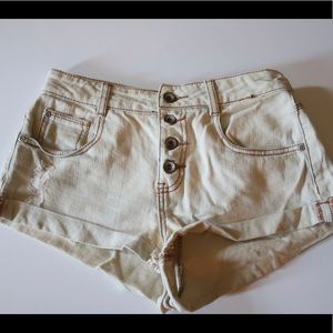 High waisted shorts